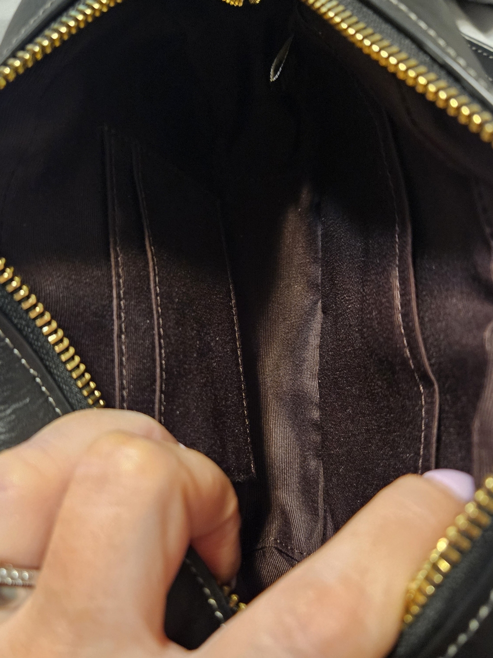 Coach Black Signature Small Crossbody Bag - Picture 6 of 8
